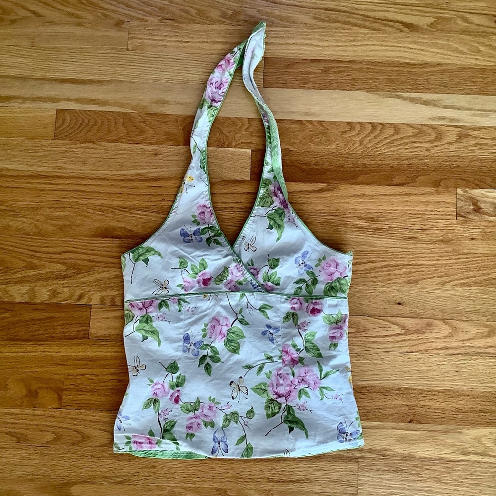 Printed Halter Top